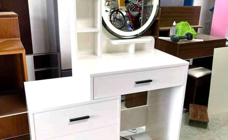 Bàn phấn gỗ tự nhiên - gỗ công nghiệp đẹp sang trọng giá rẻ