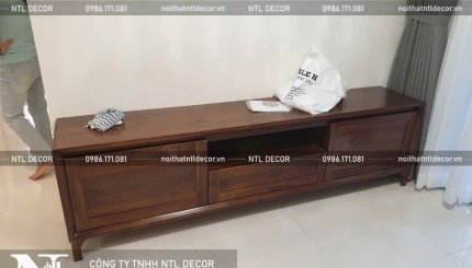 Kệ tivi gỗ tự nhiên - gỗ công nghiệp đẹp cho phòng khách